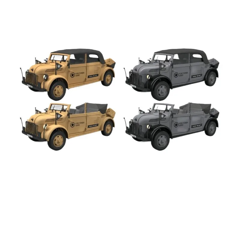 

1500A Command Car 1/18 German Military Model Convertible Light Electric Simulation Remote Control Car
