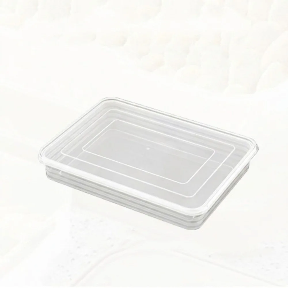 Transparent Dumpling Box with Lid portable Food Containers Prevent cross-contamination of flavors multi-functional