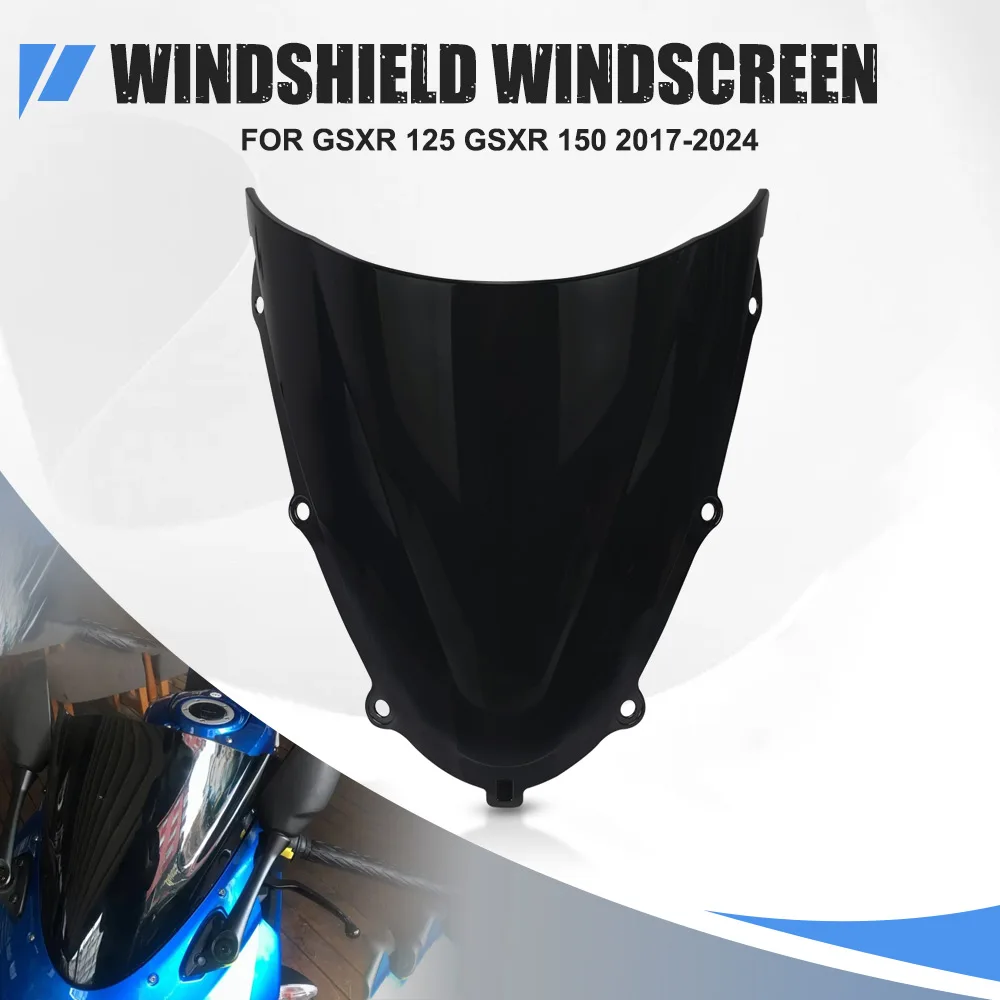 FOR SUZUKI GSXR 125 GSXR 150 GSXR125 GSXR150 2017-2024 2023 2022 2021 2020 2019 2018 Motorcycle Windscreen Windshield Deflectors