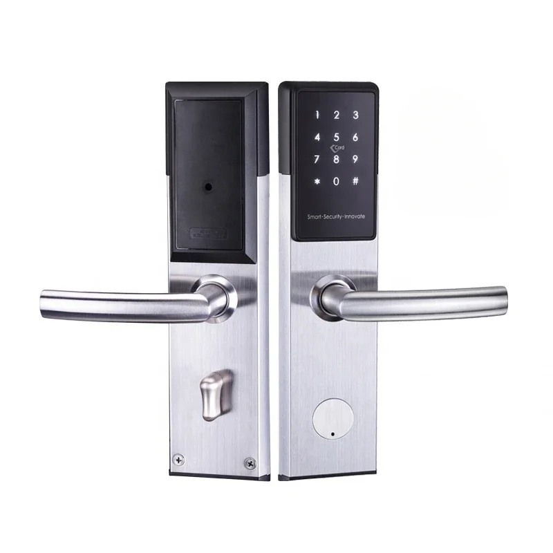 

High Security Keyless Electronic Digital RFID Key Card Smart Hotel Door Lock With WiFi TTlock TTHotel Management Software System