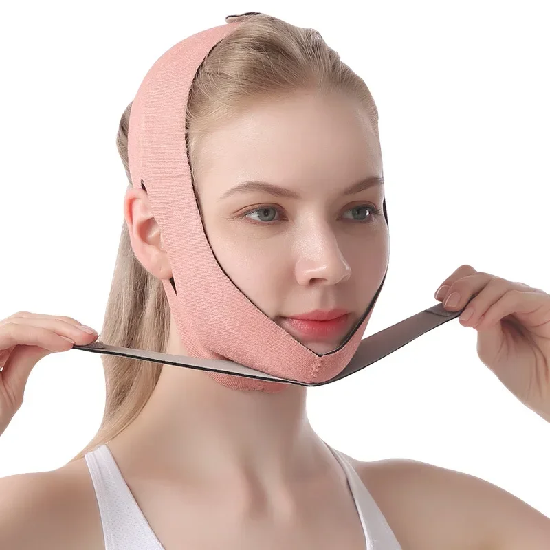 Face Lifting สําหรับผู้หญิง V-Line Facial Lift BANDAGE Sculpt BANDAGE Double Chin ลด Chin UP Slimming STRAP เข็มขัดคงที่