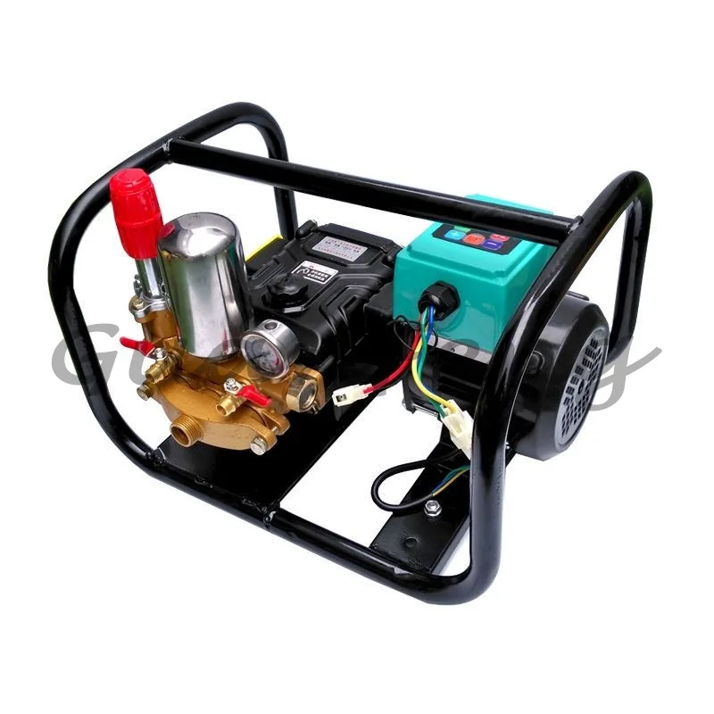 Agricultural electric sprayer automatic pressure relief three-cylinder plunger pump