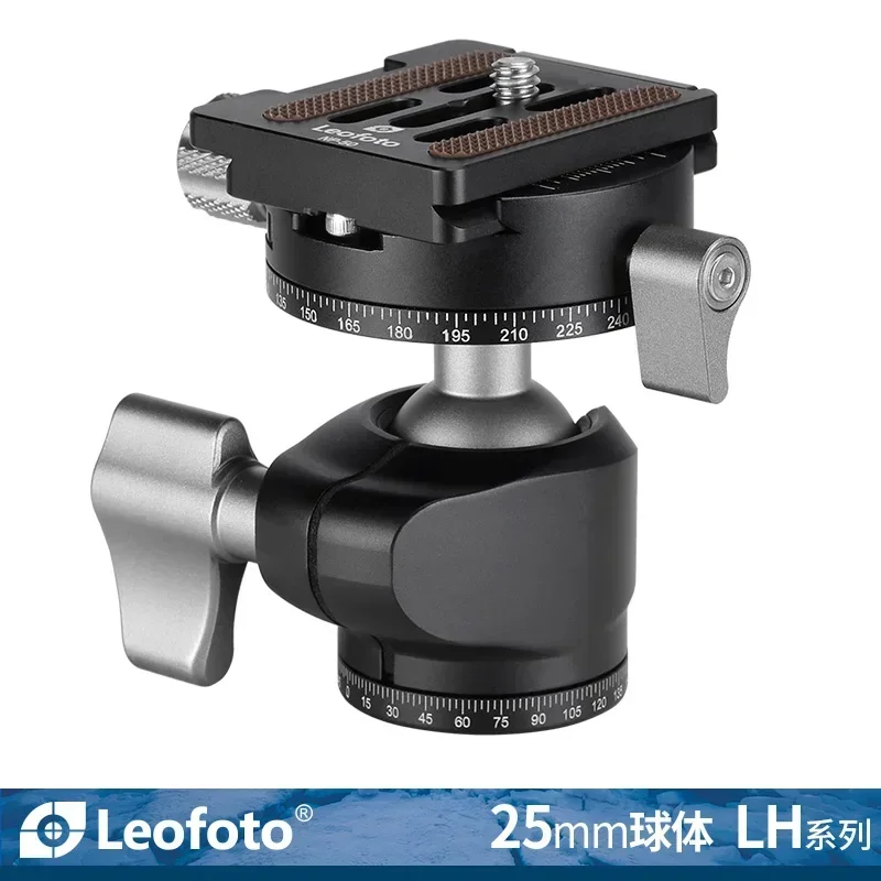 Leitu LH-25 small mini desktop spherical free tripod portable pan tilt