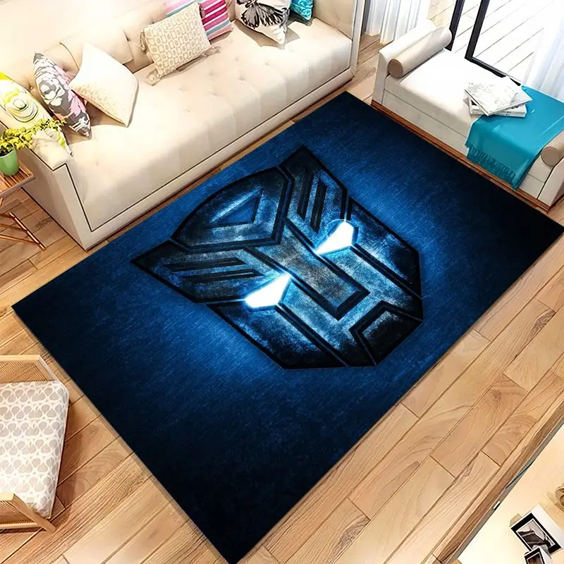 Autobots Transformers Optimus Prime Soft Non-Slip Large Area Rug for Living Room,Bedroom Playroom Carpet Mat for Sofa,Home Decor