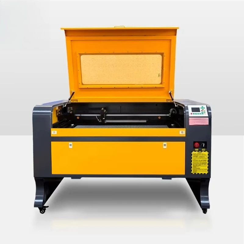 Easy Use CNC Laser Engraver Cutter and Co2 Laser Cutting Machines Manufacturer 9060 60/80/100W for Non-metal Wood Plywood
