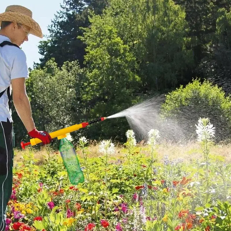 

Распылительная насадка для бутылок, 360-градусная поливочная спринклерная замена, регулируемая соломинка, ручное садовое автомойное удобрение