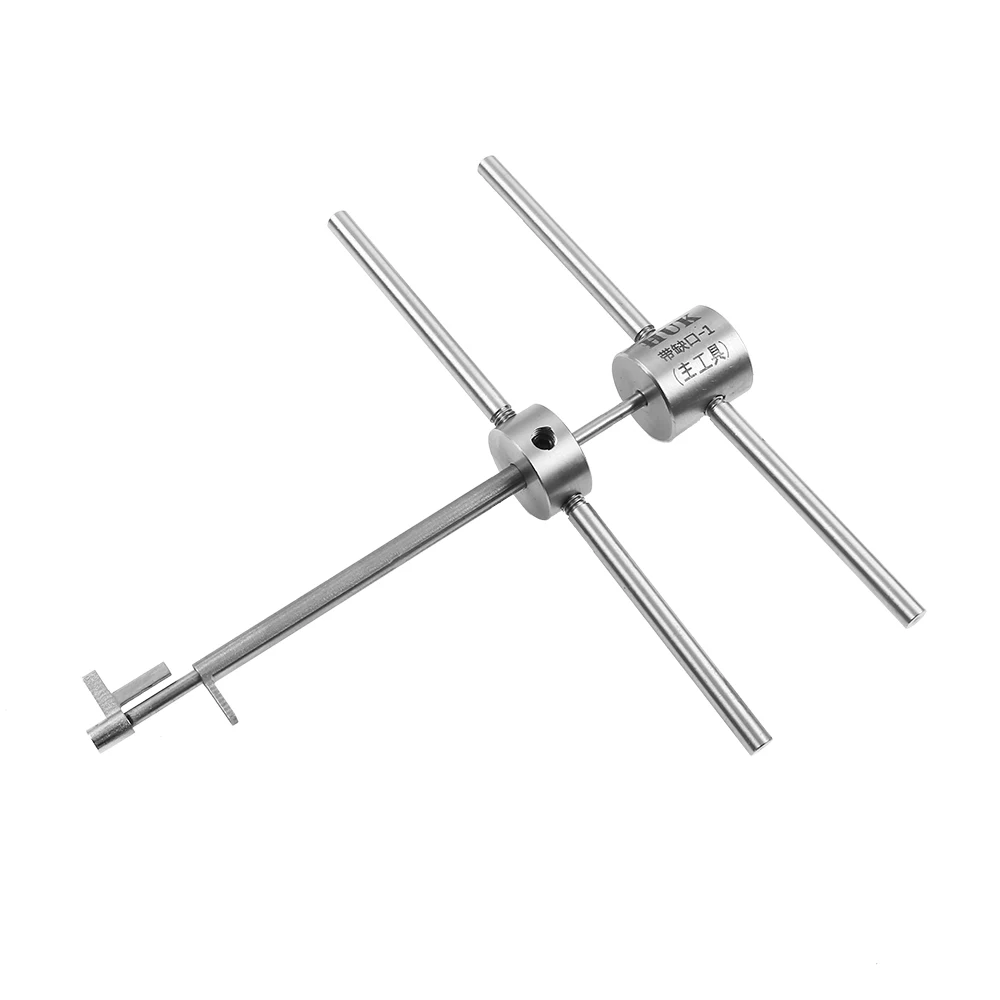 Stainless Steel Locksmith Tool Open Lock Pick Tools Lock Picking Kit 9PC Picking Safe Lever Tumbler Lock Set