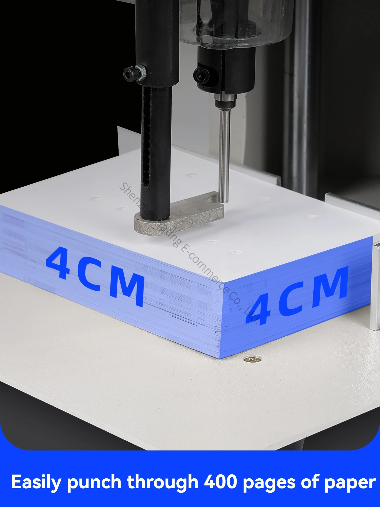 BY-180QX Pneumatic Small Countertop Punching Machine Tag Binding Album Loose-leaf Electric Industrial Data Pvc Leather Opening