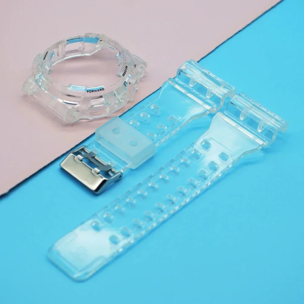 ل كاسيوك GA-110 GA100 GD-120 حزام ساعة اليد ل كاسيو gshock الرجال ماتي ساعة اليد الرياضة الراتنج غطاء من السيليكون الفرقة