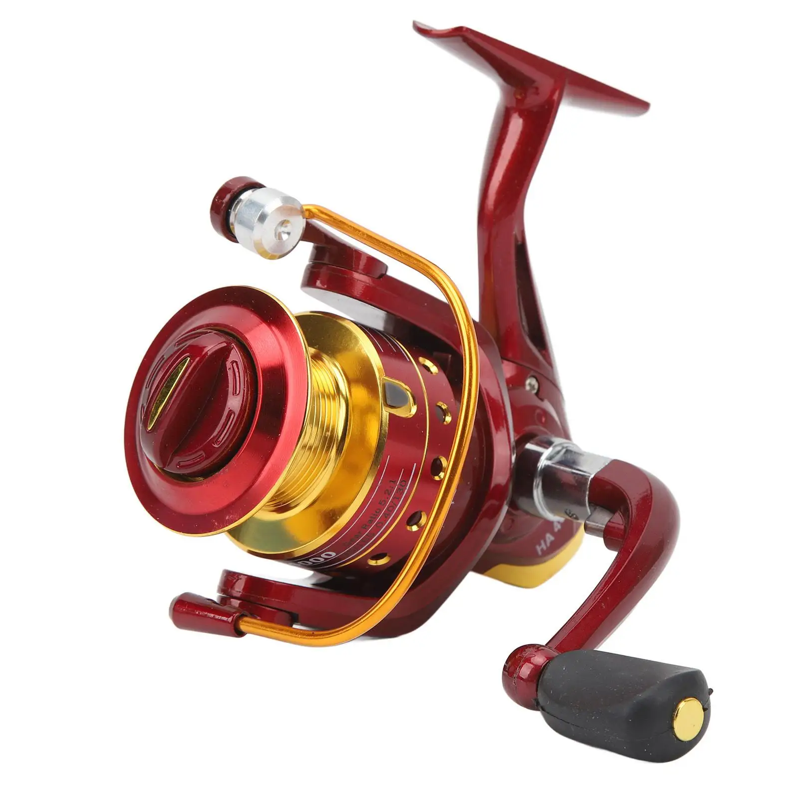 High-Strength Fishing Reel 8BB Smooth Operation Integrated Design 5.2:1 Gear Ratio for camping & Outdoor Adventures