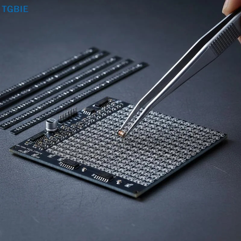 [TL]【TL】SMD Dot Matrix Advertising Screen Welding Practice Kit 0-9 Digital Display Fun DIY Electronic Kit Soldering Practice