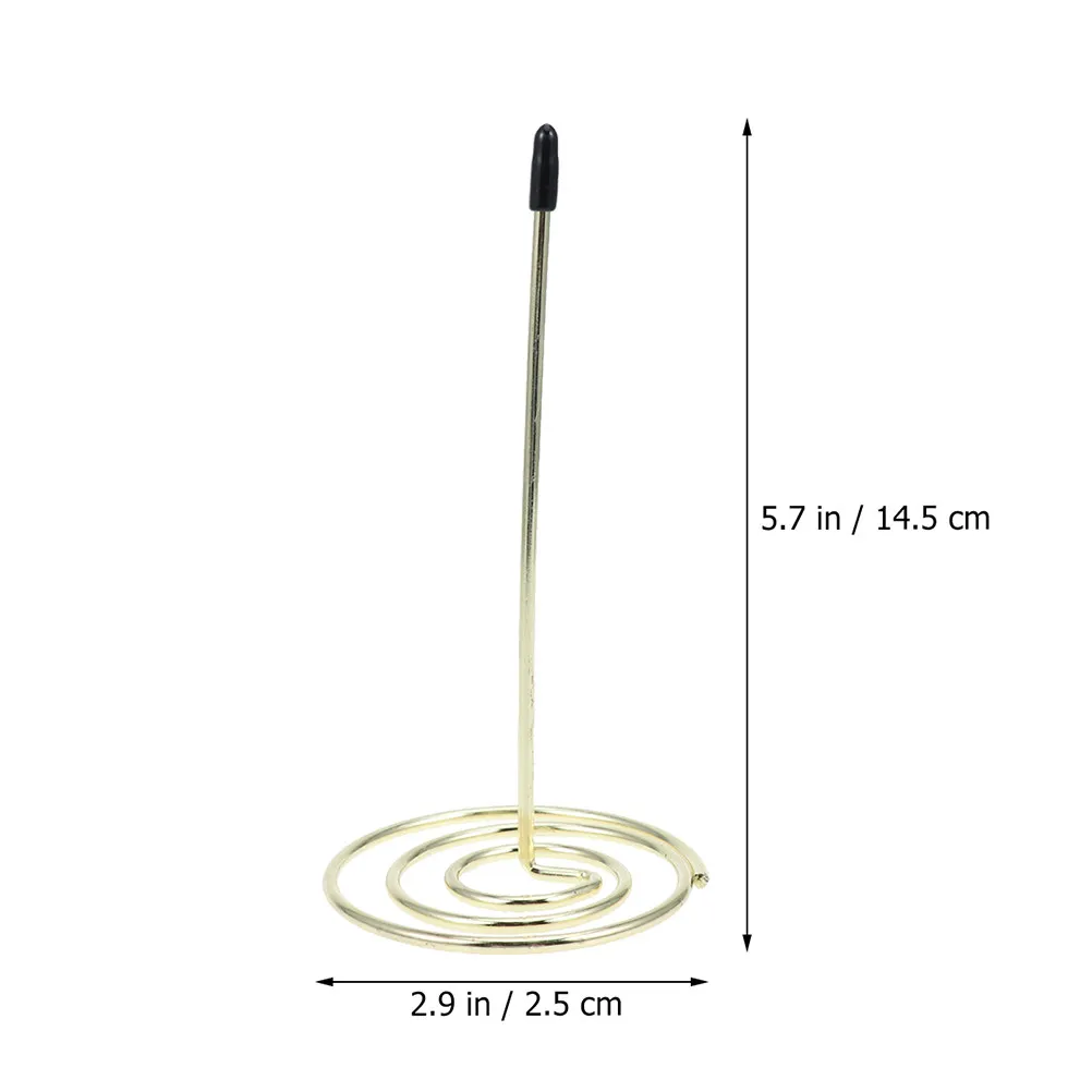 3Pcs Premium Metal Menu Summons Fork Invoice Holder Receipt Needle Folder Bill Organizer for Restaurant Office Kitchen Memo