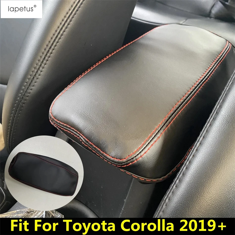 

Central Console Armrest Storage Box Pad Mat PU Leather Cushion Protect Accessories Interior For Toyota Corolla E210 2019 - 2024