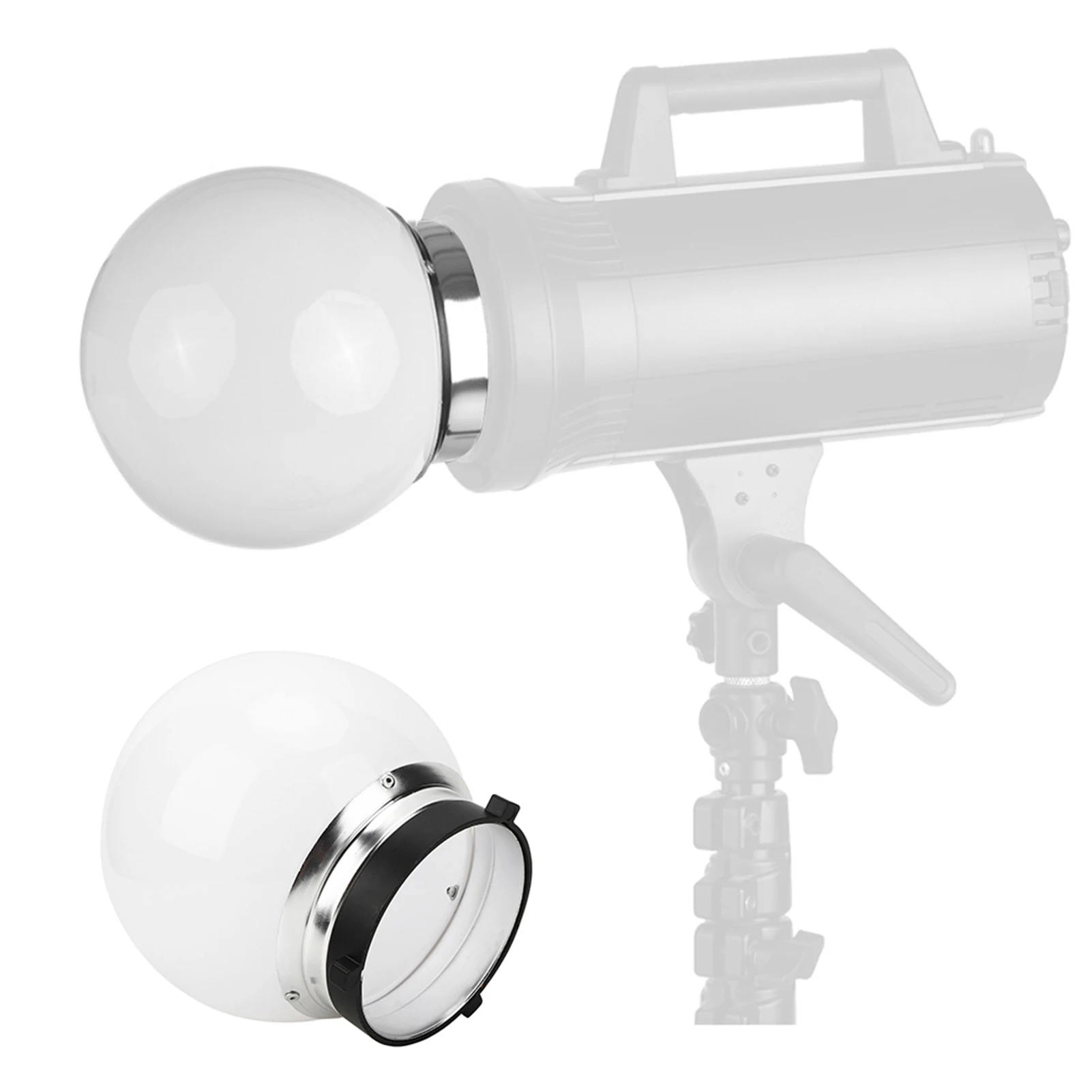 15cm Soft Light Ball for Bowens Mount General Flash Lampshade for Portrait Shooting Professional Product Photography Accessory view 2