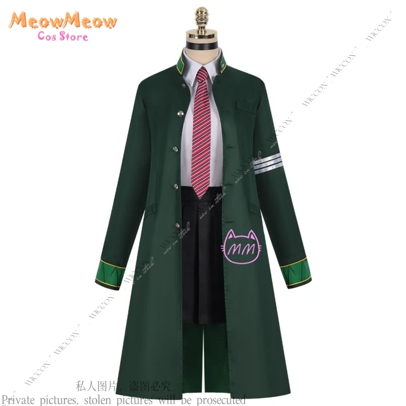 WIND BREAKER Cosplay Costume Wig Anime Woman Halloween Coat Two Kinds of Neckpiece School Uniform Daily Outfit Party Carnival