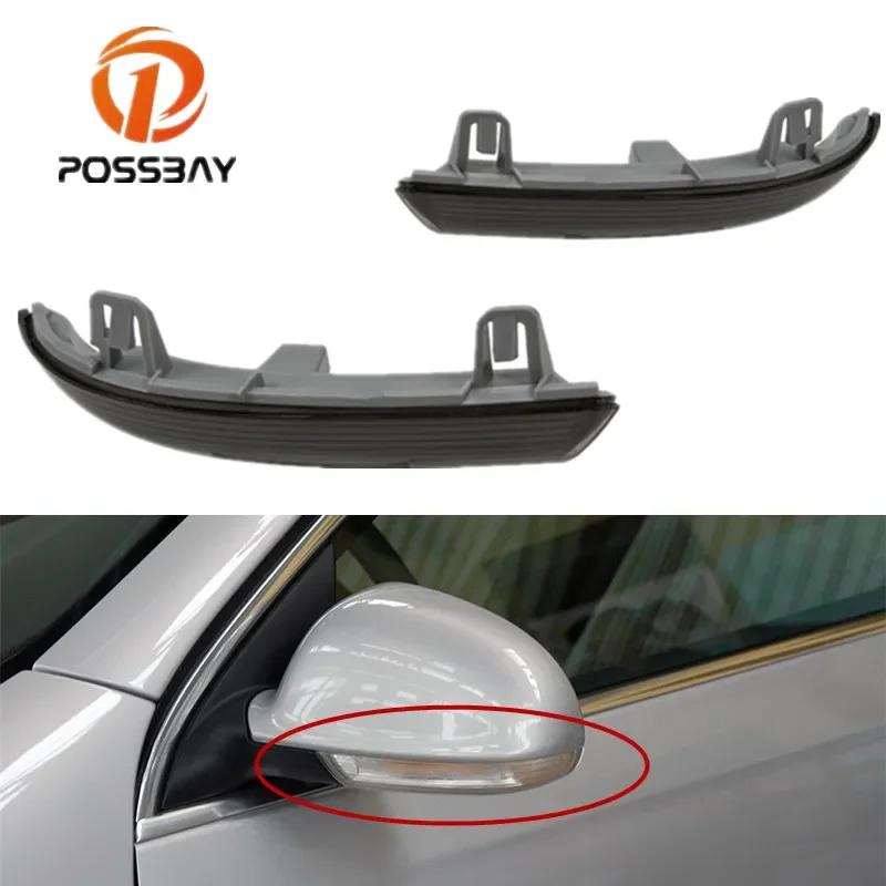 

POSSBAY 1Set Led Turn Light Rearview Mirror Light for VW Passat Jetta Sagitar Flowing Dynamic Sequential Side Wing