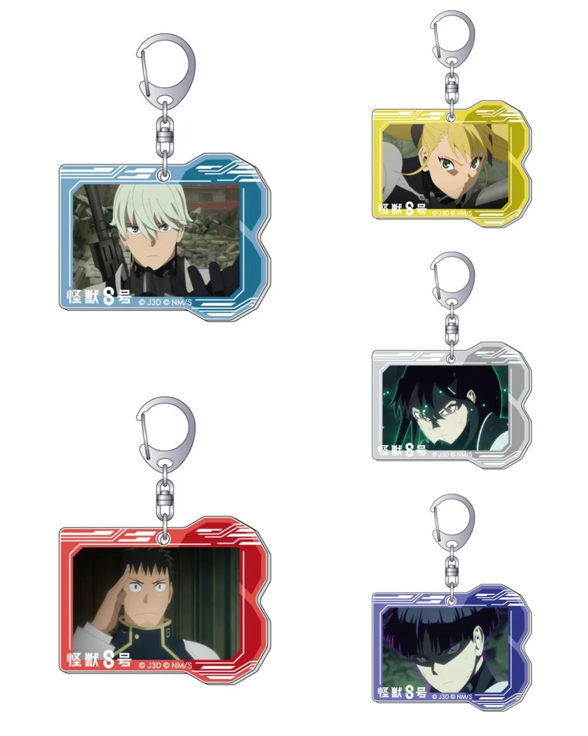 Popular Anime Kaiju No.8 Acrylic Keychain Pendant Bag Car Keychain Cell phone Accessories  present Firends Festival Gifts 6cm