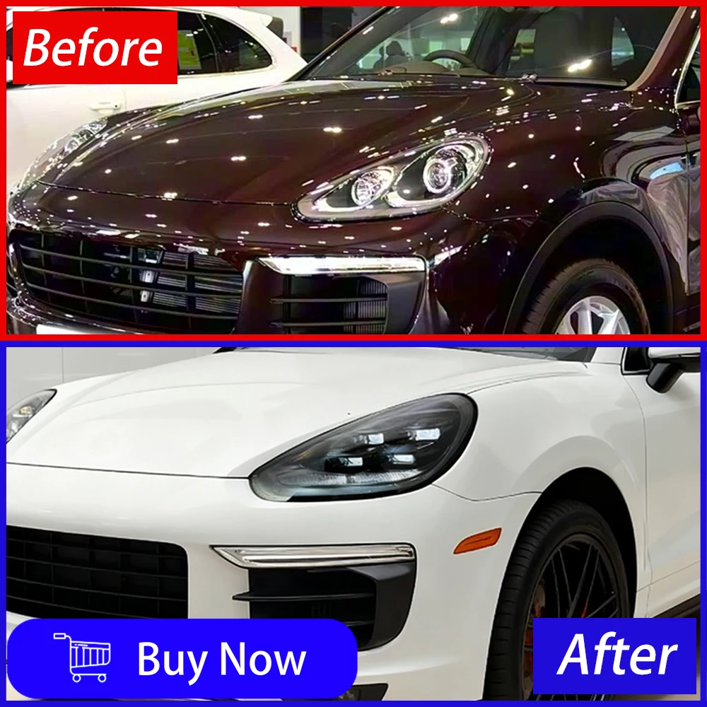 For Porsche Cayenne 958.2 2015-2017 Car Headlights Assembly Upgrade LED 24 style Projector lens Plug and Play Tool Accessories