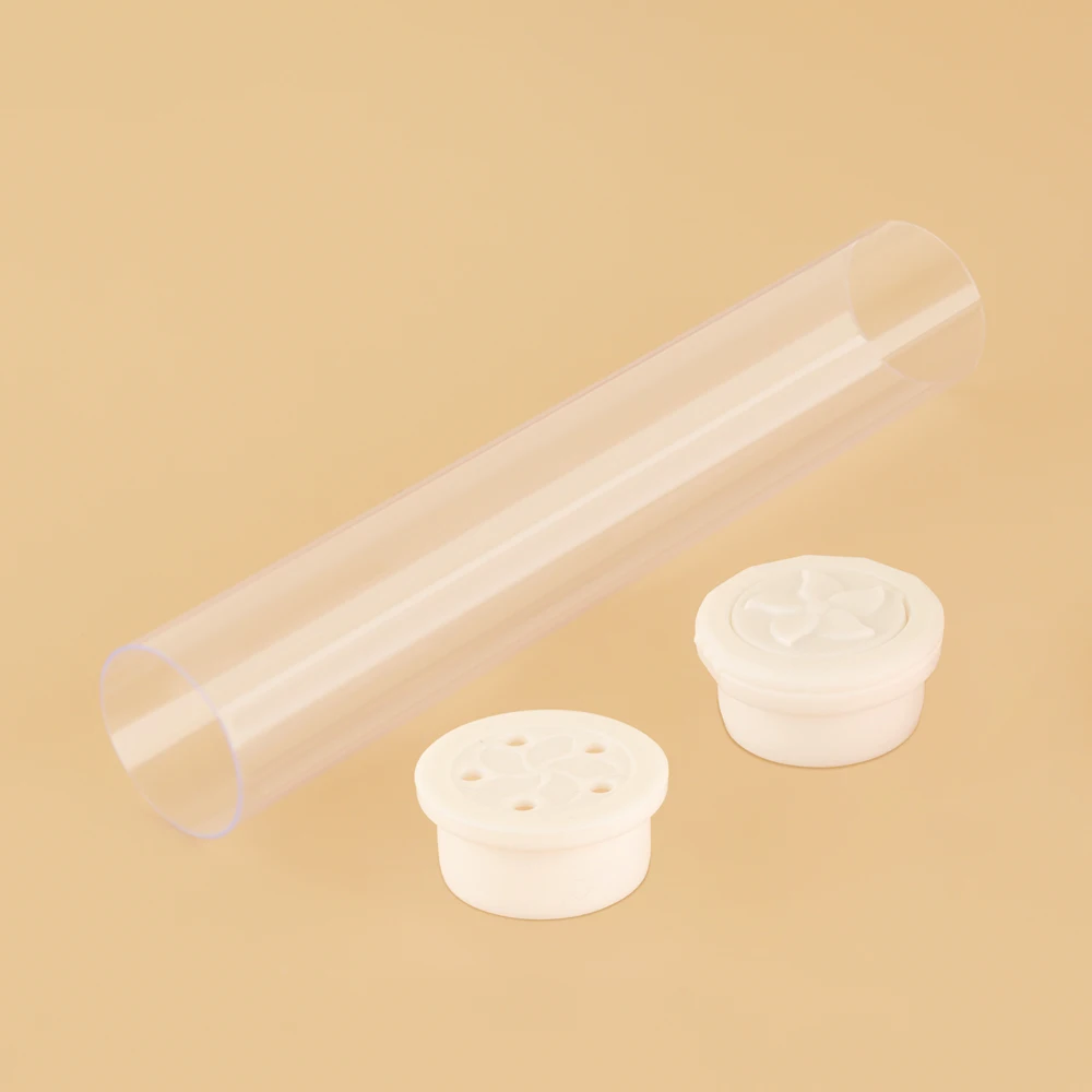 10pcs/set Clear Embellishment Storage Tubes Empty Transparent Beads Containers for Storage Glitter Jewelry DIY Gadgetry