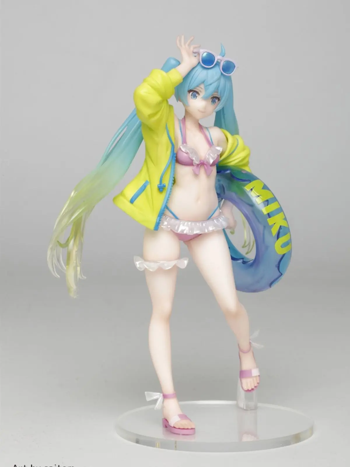 Judai Original Taito VOCALOID Hatsune Miku Bikini Summer Beach Swimsuit Ver PVC Action Figure Model Doll Toys