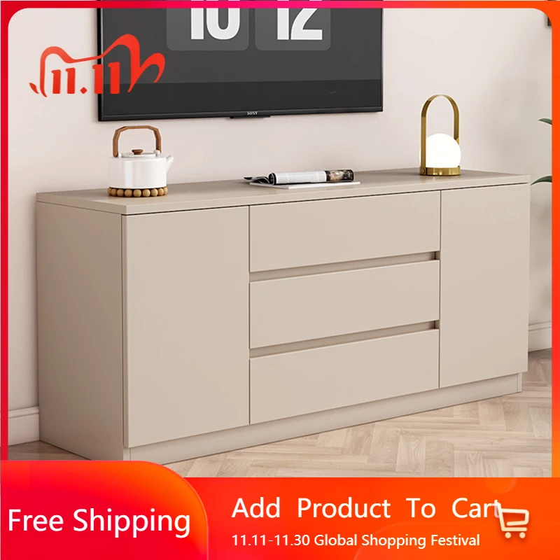 

Solid Wood Floor TV Stands Storage Modern Simple Living Room TV Stands Vintage Vertica Centro De Entretenimiento Tv Furniture