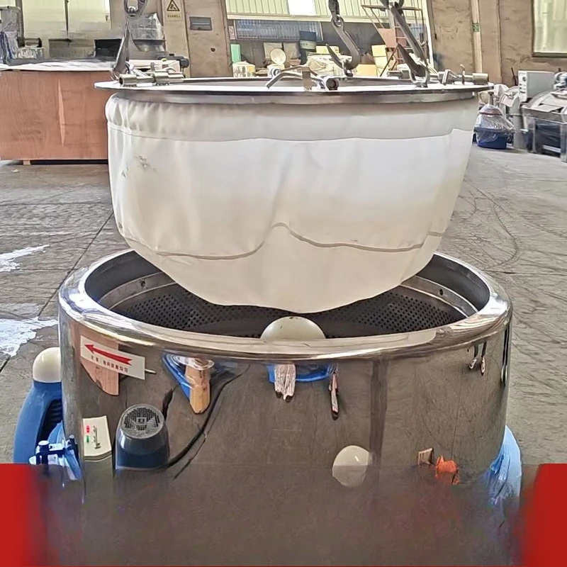 Hanging bag industrial dehydrator All-steel plate centrifuge Potato pharmaceutical printing and dyeing drying machine