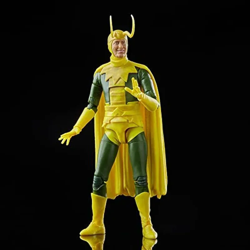 Marvel Legends Series Loki Mcu Disney Plus Classic Marvel Anime Action Figure, Includes Baf Part Collection Model Toy For Kids