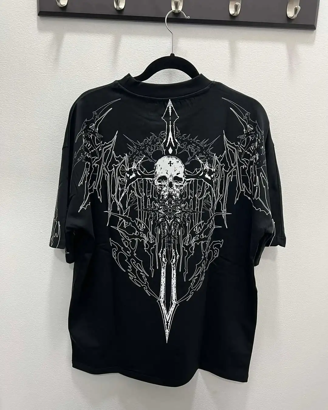 

2025 New Breathedivinity T shirt New Goth Clothing Skull Short Sleeve Tee Sweatshirts Dark Division Print Gmy Man Quick Dry Tops
