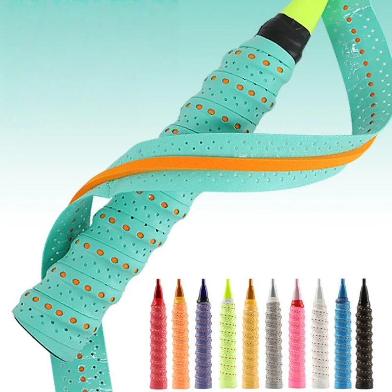 

1 шт. противоскользящая спортивная обмотка для теннисных ракеток, лента для впитывания пота, обмотка для бадминтонных ракеток, амортизирующая лента для падела