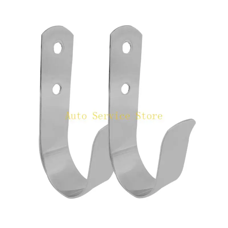 462A Space Saving J Type Hook Bracket Wall Mount Hanger Coat Hook Storage for Marine and Household Applications