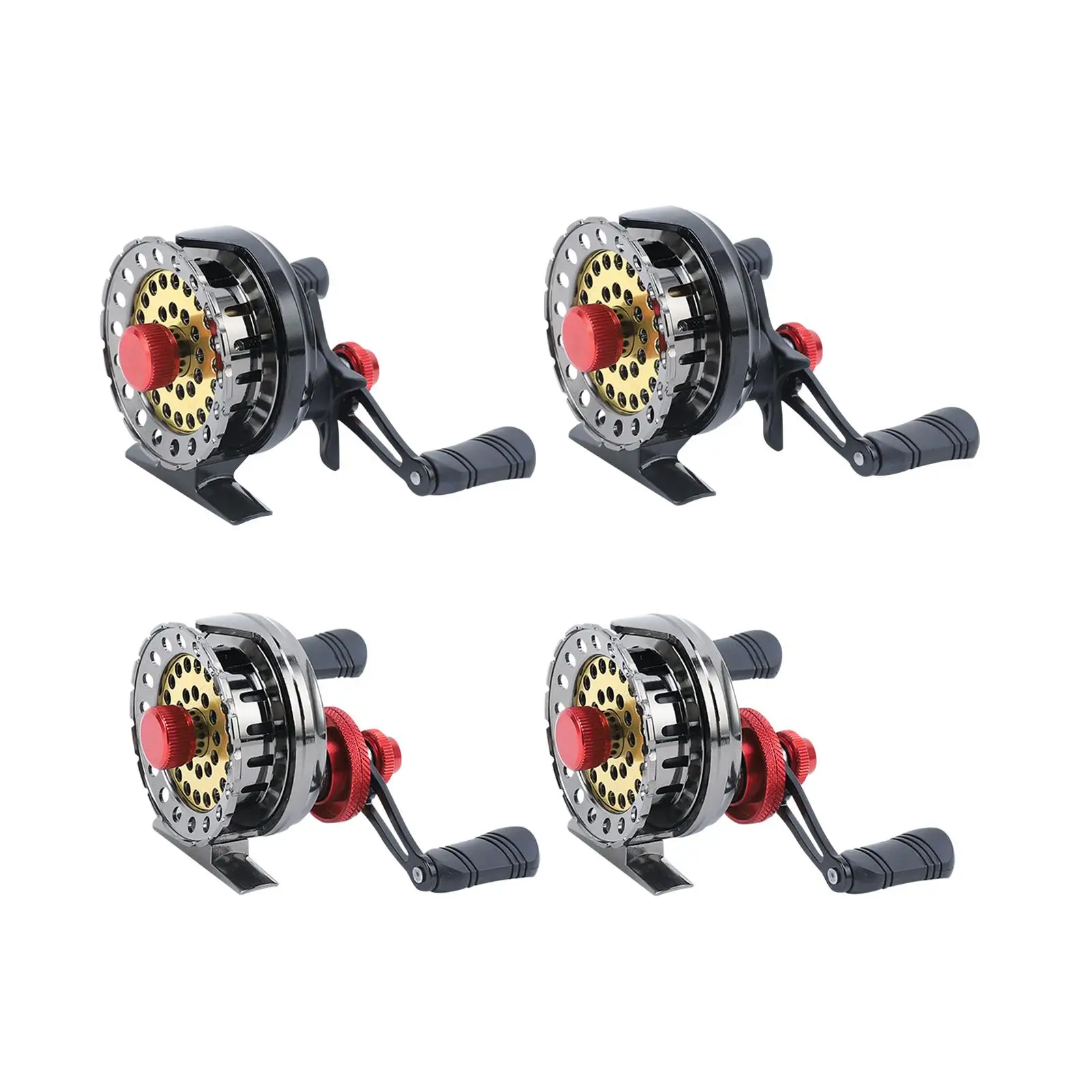 Fishing Reel Ultralight Shock Absorbent Portable Baitcaster Reel Baitcasting Reel Ice Fishing Supplies for Freshwater Saltwater