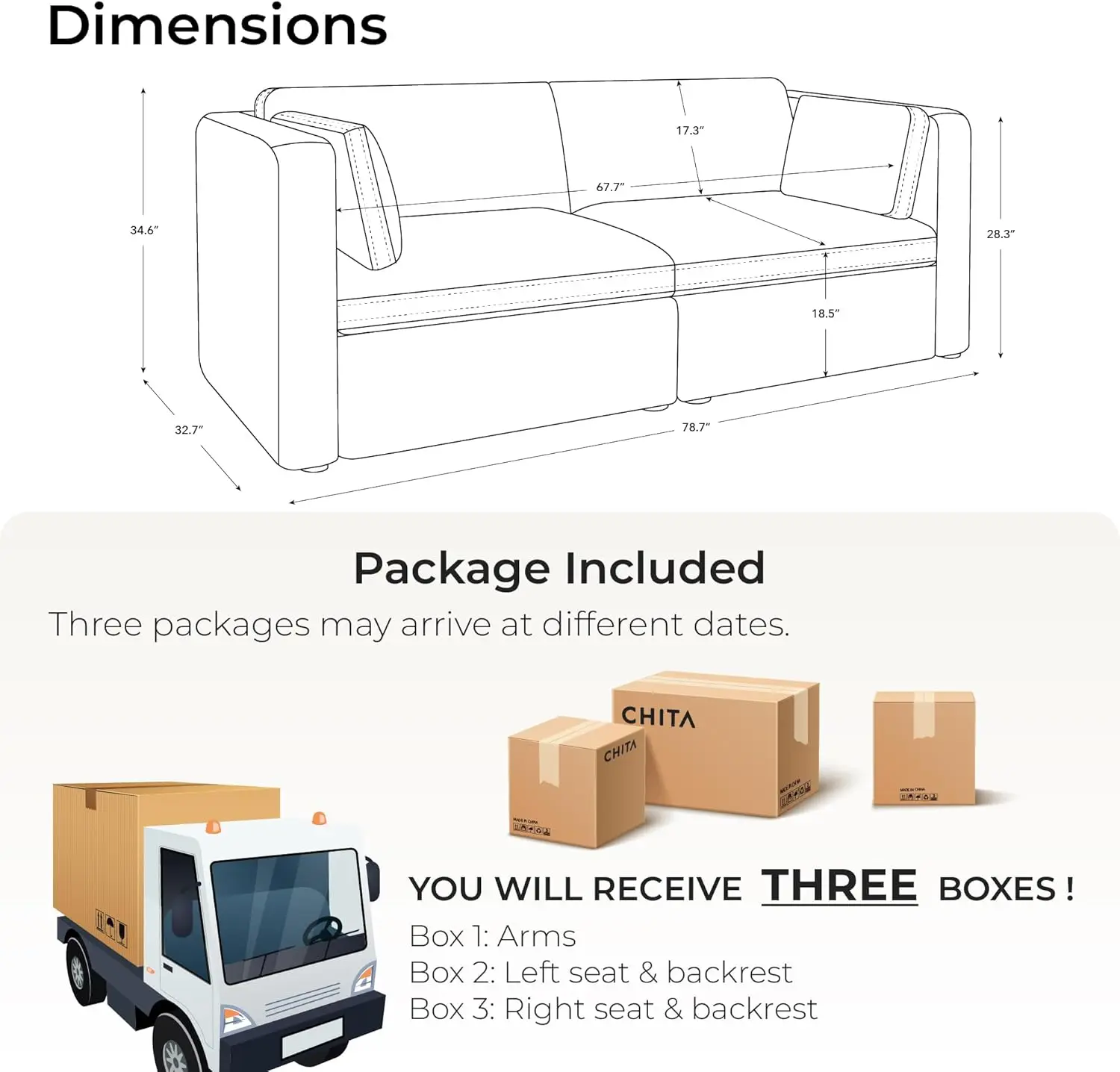 Oversized Modular Sectional Fabric Sofa Set, Extra Large U Shaped Couch with Reversible Chaise, 146 inch Width, 6 Seat Mod