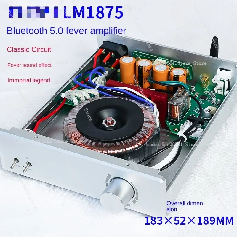 LM1875 LM3886 power amplifier, home audio HIFI Bluetooth 5.0