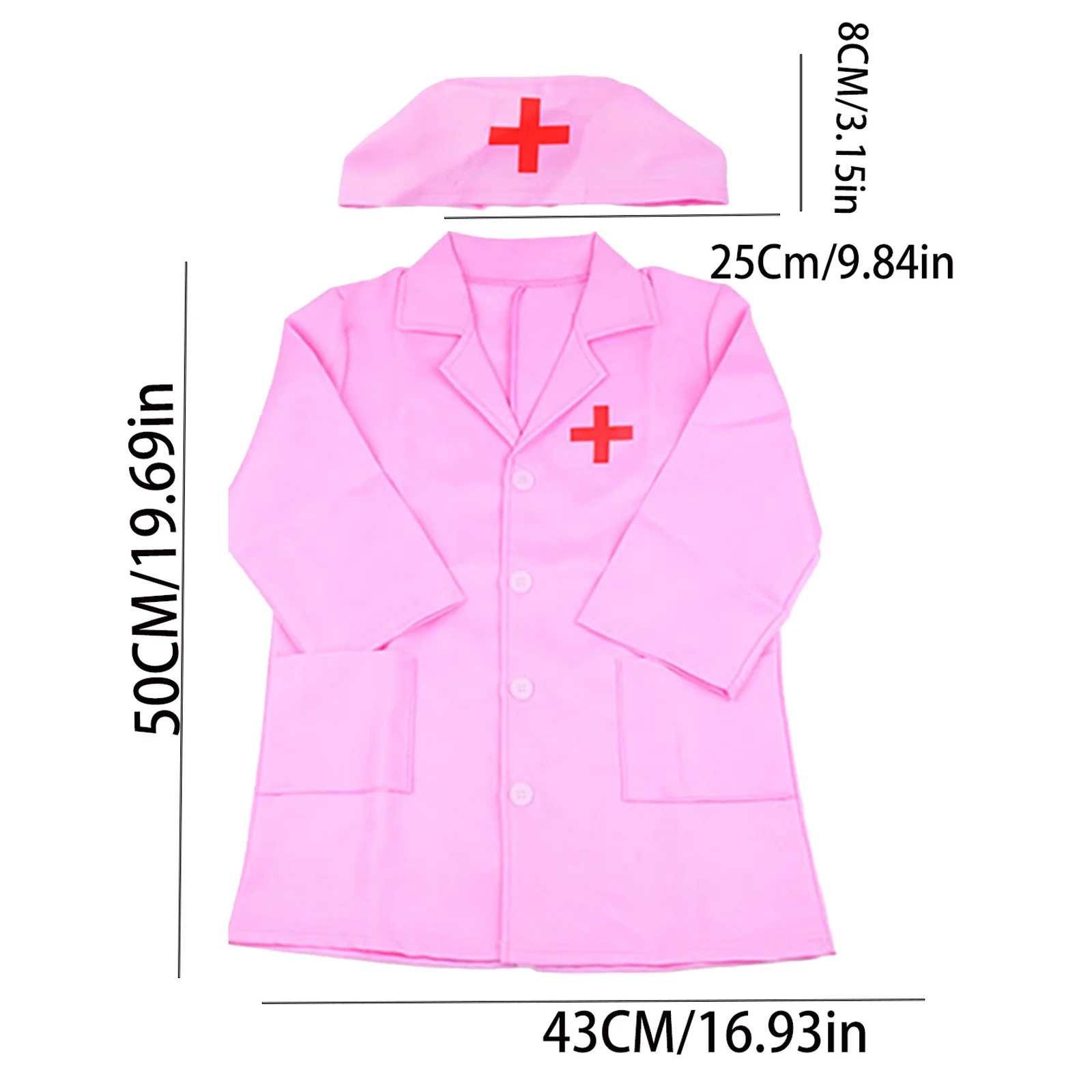 Children'S Play Home Little Doctor Toy Set, Stethoscope Nurse Role, Injections For Boys And Girls, Simulated Blood Pressure Moni