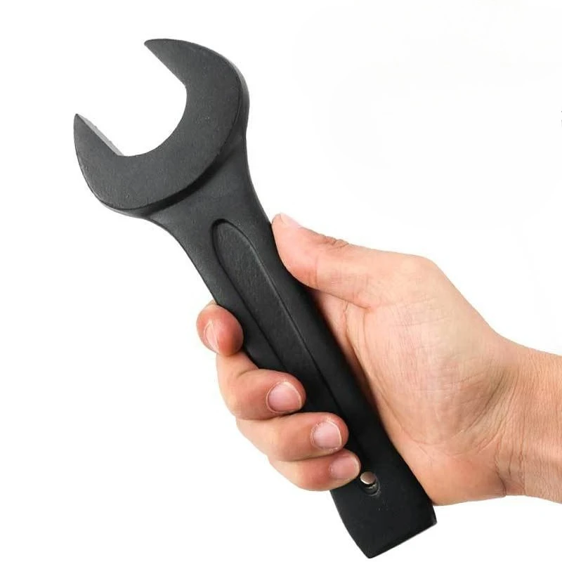 Tapping Open Wrench Heavy Duty Smashing Industrial Grade Super Large Single Wrench Thickened