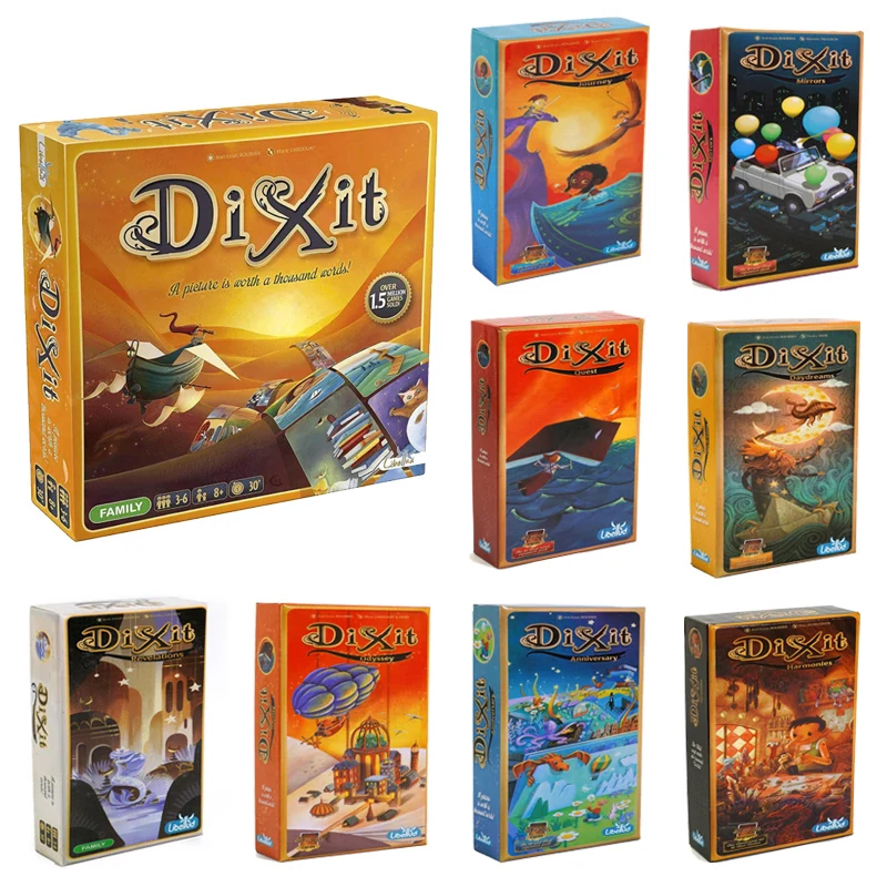 Dixit Stella Univerus English Board Game Dixit Expansion Journey Harmonies Daydreams Card Friends Family Dinner Party Board Game