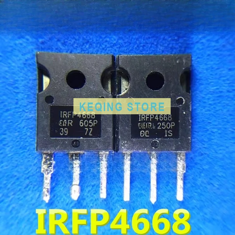 10PCS Used+Not NEW+Send after Measure IRFP4668 N Channel 200V 130A 520W Imported Disassembly IR Manufacturer, High Power FET