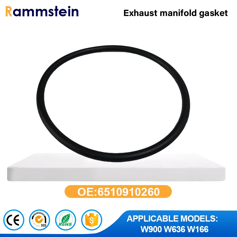 Junta del colector de escape OE 6510910260 para Mercedes W900 W636 W166 pieza de repuesto de junta de sellado de tubo de escape de motor de coche