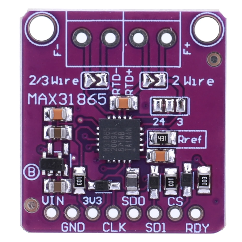 MAX31865 PT100/PT1000 RTD płyta konwertera cyfrowego 3.3/5 V moduł czujnika temperatury czujnik moduł wzmacniacza konwertera czujnika