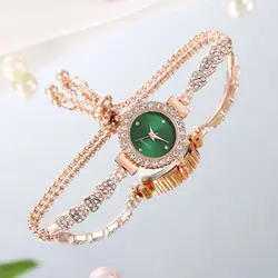 Luxury Crystal Bracelet Watches Women Fashion Quartz Diamond Wristwatches Montre Femme Free Shiping Relógio Feminino