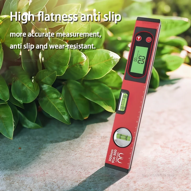 منقلة زاوية مكتشف الميل مستوى الكحول فقاعة المغناطيسي مستوى الميل الإلكتروني المسطرة مع LED