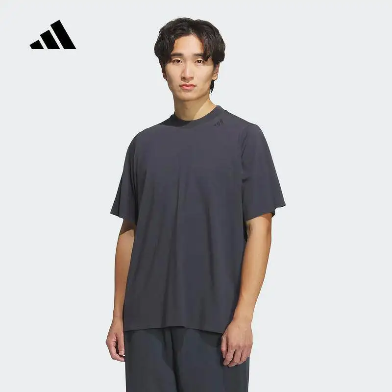 

Adidas short-sleeved men's Wuzong series cool sports and leisure crew neck T-shirt JM0983