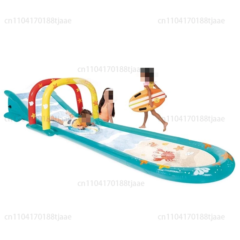 

Inflatable slides, children's tracks, slides, tracks, swimming paddling pools, outdoor sports spray paddling pools