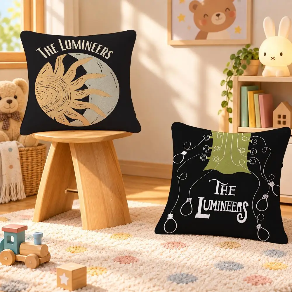Band The Lumineers Indie Folk Cushion Cover Personalized Decorative Living Room Home Sofa Bedroom Office Car Decor