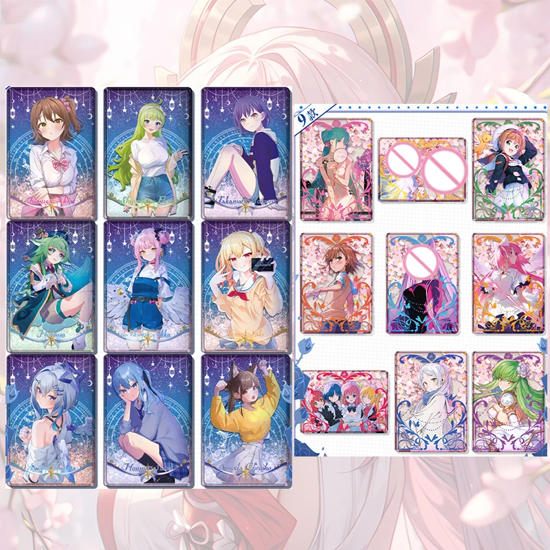 Goddess Story 5M09 MR XR SSR card Tohsaka Rin albedo Ganyu Hoshino Ai Nahida Kafka Nakano Miku boy Toy collection Birthday gift