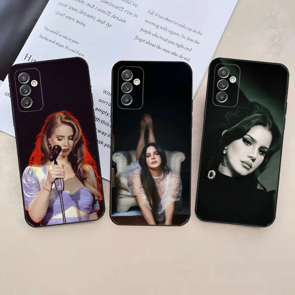 Singer L-Lana Del Rey Phone Case For Samsung Galaxy A20,A21s,A22,A31,A32,A52,A53,A72,73,A80,A91 Soft Black Phone Cover