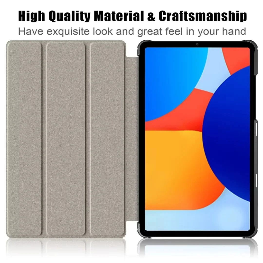 For Xiaomi Redmi Pad SE 2024 Case 8.7 inch Magnetic Trifold PU Leather Stand Cover funda For redmi pad se 8.7 Case Coque Capa