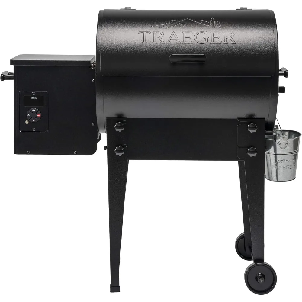 Tailgater Portable Electric Wood Pellet Grill and Smoker with Folding Legs