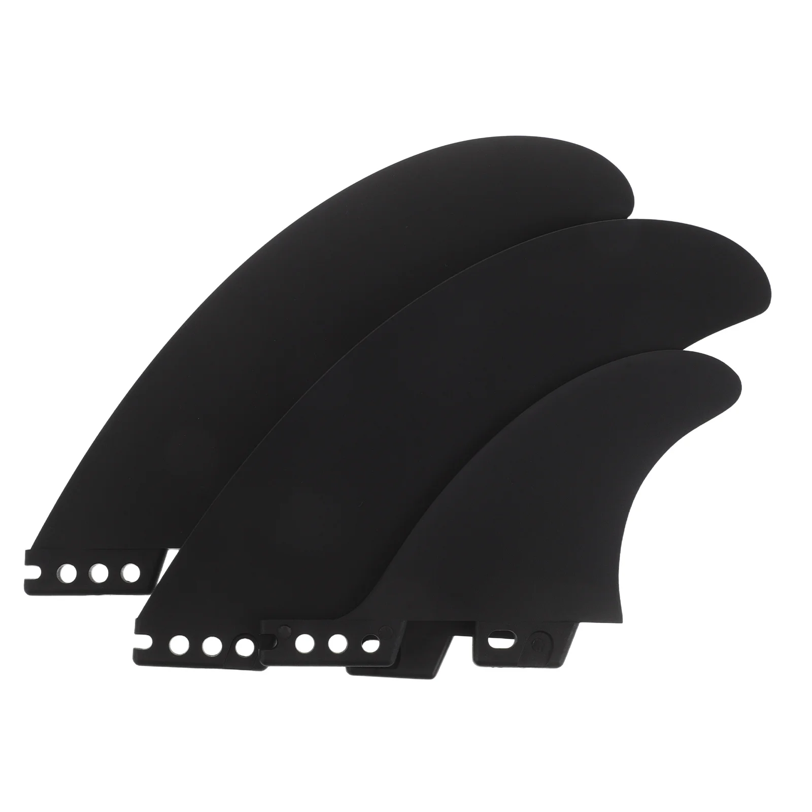 

1 set 1 Universal Sup Set Black Surfboard Replacement Fins For Paddleboard Kayak Tracking Board Stabilizer Dock Tail Fin -