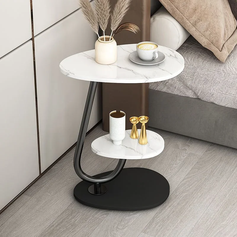 

Light Luxury Ins Living Room Center Tables Sofa Balcony Breakfast Tables Simple Nordic Small Round Table Bedroom Bedside